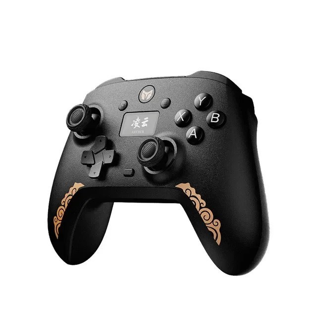 Controle Sem Fio BIGBIGWON Aether C6 Preto, 1000Hz, Hall Effect e Tela Integrada