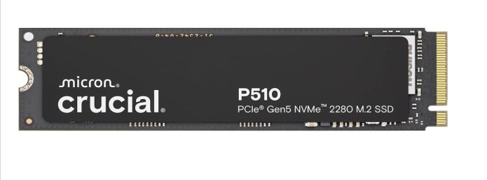 Crucial SSD NVMe P510 2TB Gen5 10.000 MB/s (Compatível com PS5) + Frete Grátis