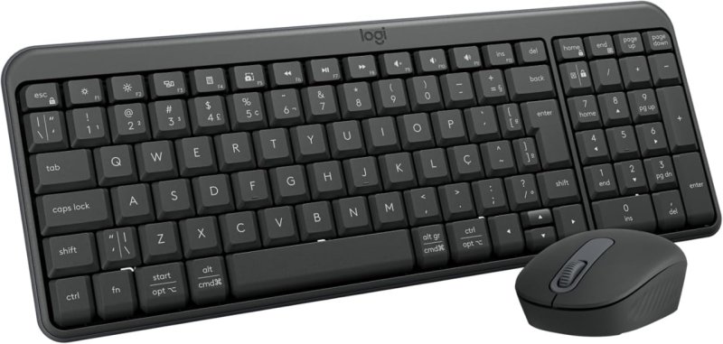 Combo Teclado e Mouse Sem Fio Logitech MK250 Bluetooth