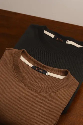 Kit 2 Camisetas Oversized Masculina Texturizado Premium