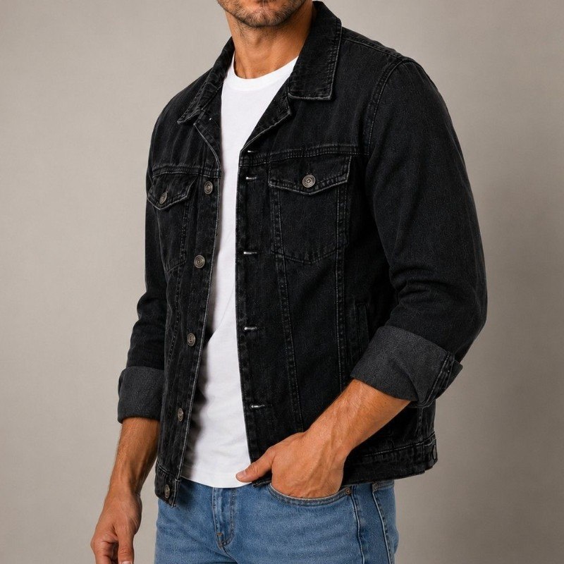 Jaqueta Jeans Masculina