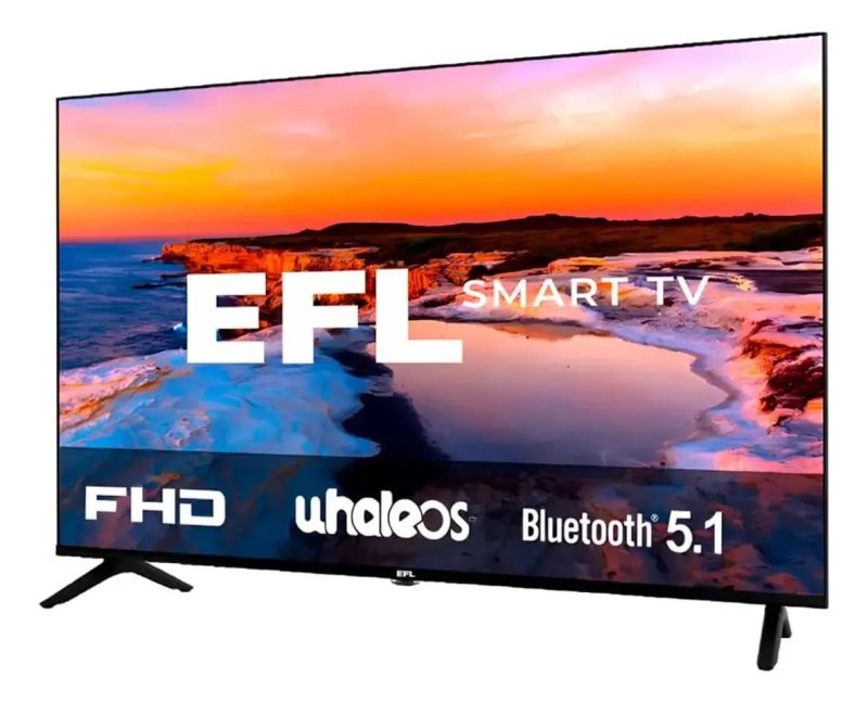Smart TV 43" LED Full HD EFL 43SX800FD – Wi-Fi, Bluetooth e Sem Bordas