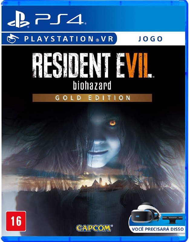 Resident Evil 7 Biohazard Gold Edition - PS4 (Atualização Gratuita para PS5 + Modo VR) + Frete Grátis