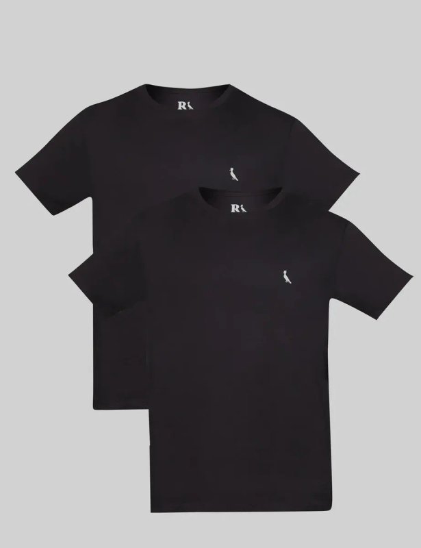 Kit Duas Camisetas Regular Essence Reserva Preto