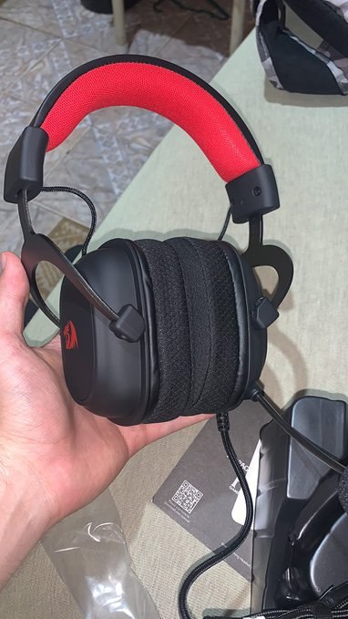 Headset Gamer Redragon Hero Preto H530 + Frete Grátis