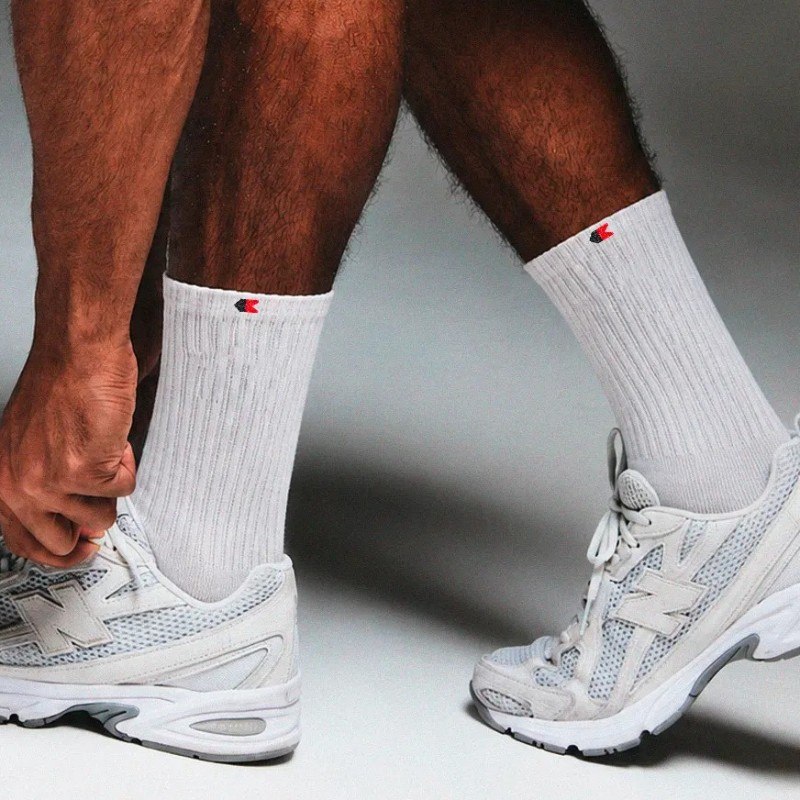 Kit 15 Pares Meias Sport Algodão Cano Médio Sandrini Confort Sortidos 39-43