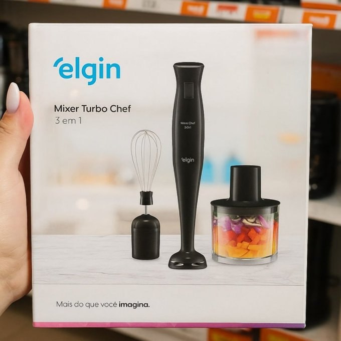 Mixer Vertical Turbo Chef Elgin 3 em 1 200W
