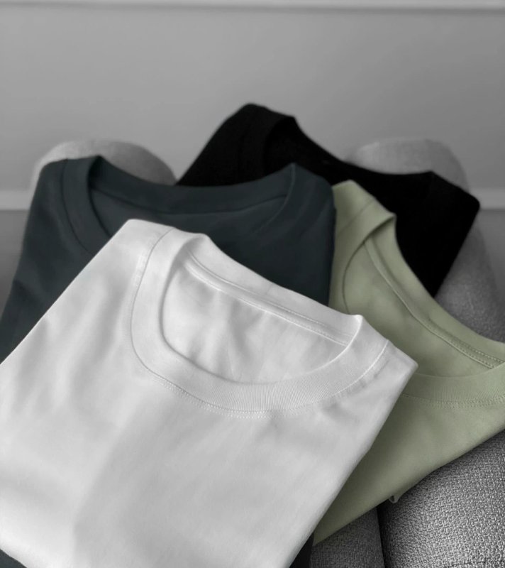 Kit 4 Camisas Camiseta Básica Lisa 100% Algodão Premium 30.1
