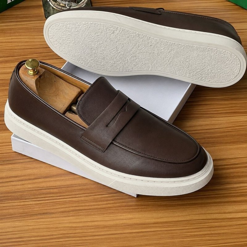 Sapato Loafer Masculino Mocassim Couro Casual Comfort Luxo (37 a 46)