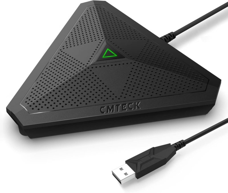 Microfone USB CMTECK CM-001 para Conferências, Reuniões e Streaming