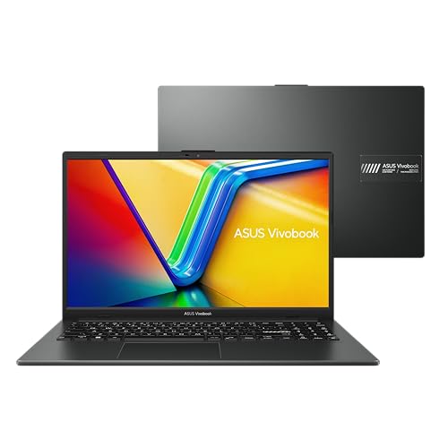 Notebook ASUS VivoBook Go 15, AMD RYZEN 5 7520U, 8GB, 256GB SSD, Tela 15,6" FHD, Mixed Black - E1504FA-NJ731