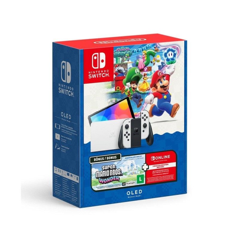 Bundle Nintendo Switch OLED + Mario Wonder