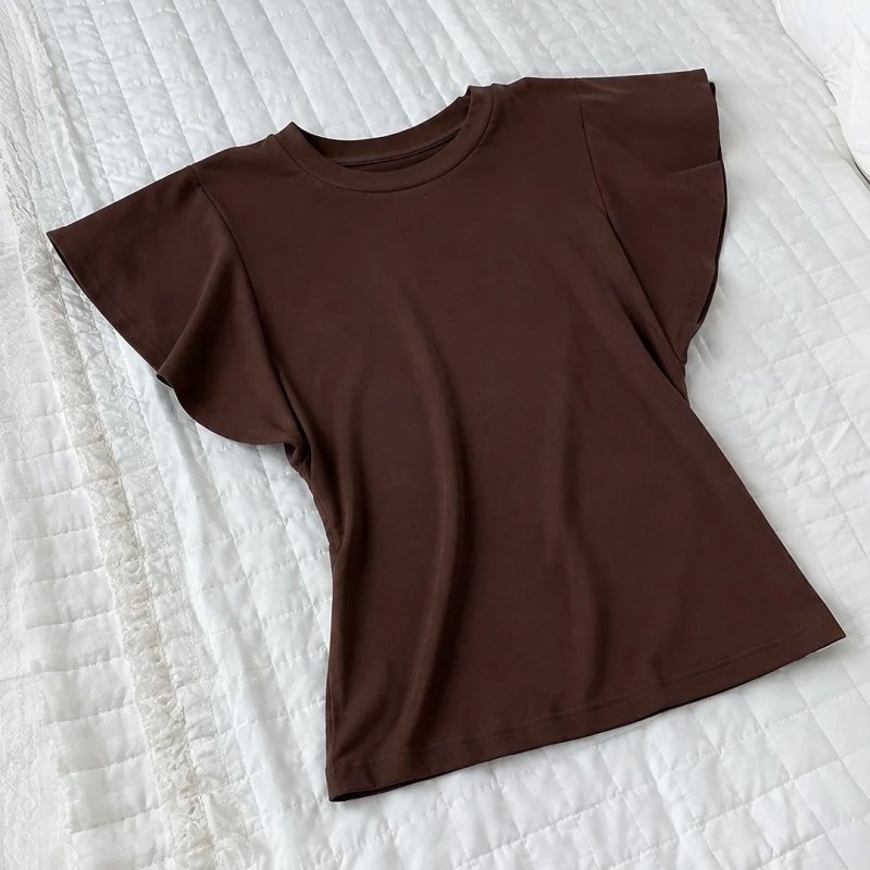 Blusa Feminina Social Manga Morcego Muscle Tee