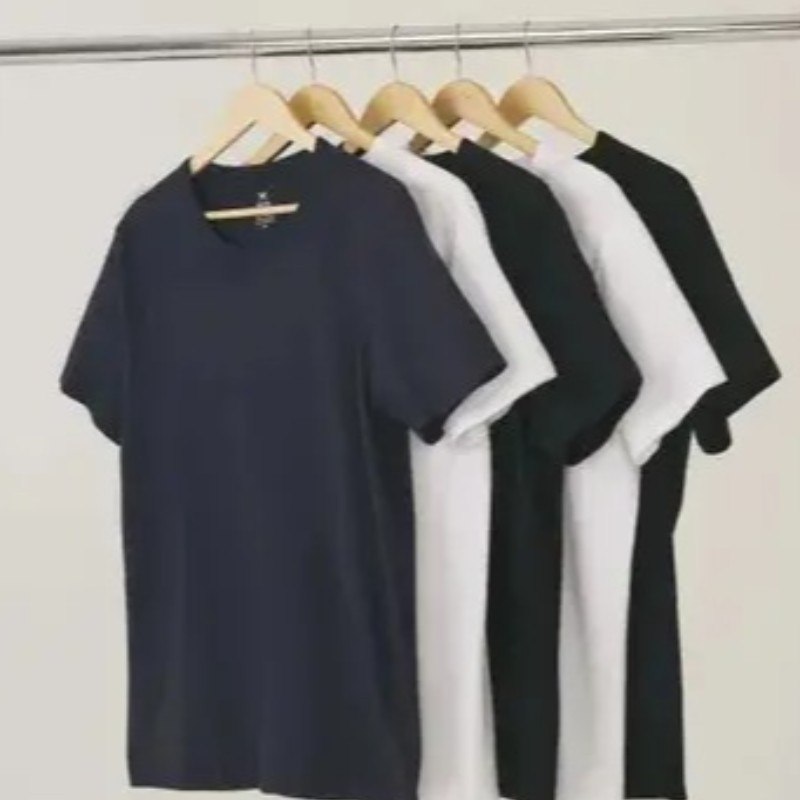 Kit 5 Camisetas Hering Masculina Básica Original Algodão
