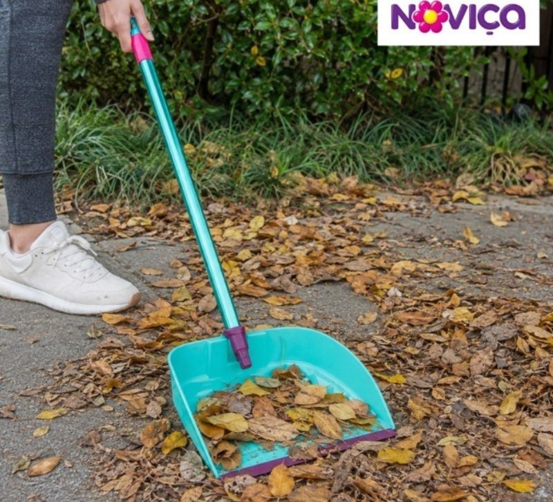 Noviça - Pá para Lixo com Cabo Alto, Cor Sortida, Bettanin