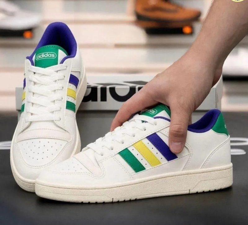 Tênis Masculino Break Start adidas Owhite/green/crewht Lisa 39 Br