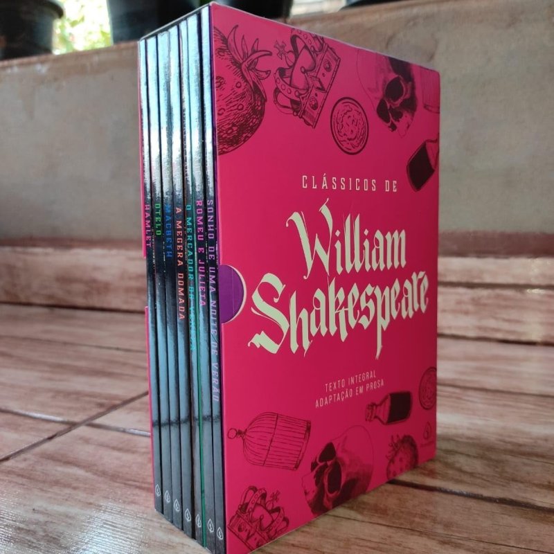 Box Clássicos de William Shakespeare - com 7 marcadores de páginas