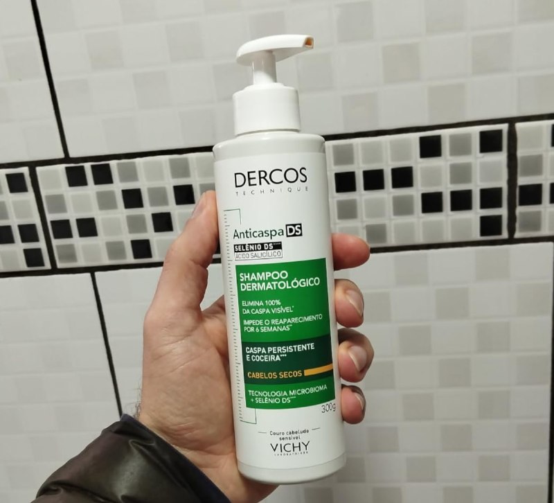 Vichy Dercos DS Shampoo Anticaspa para Cabelos Secos, 300g