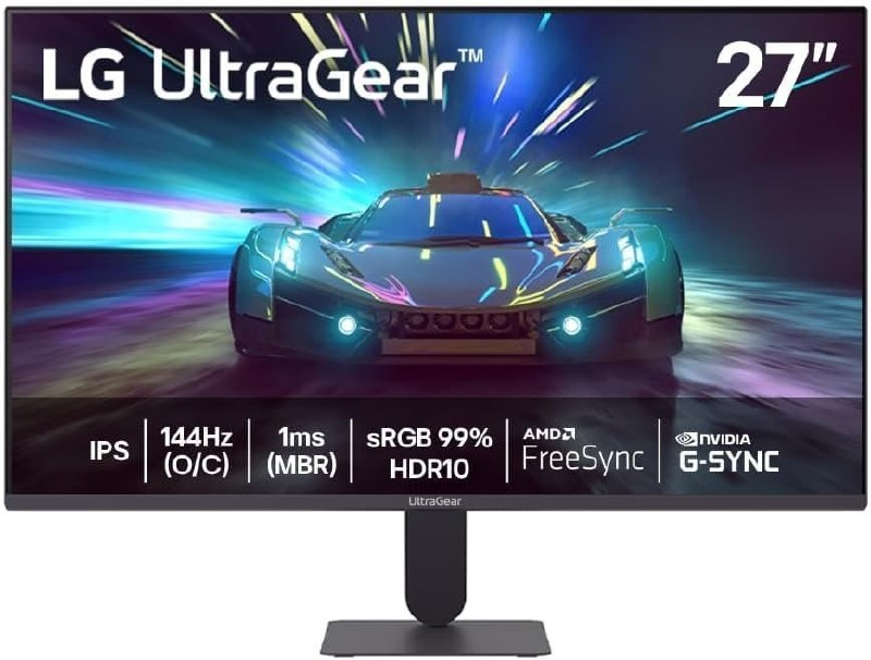 Monitor LG UltraGear™ 27G411A-B 27", FHD, 144Hz, 1ms