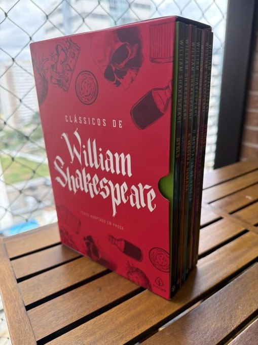 Box Clássicos de William Shakespeare - com 7 marcadores de páginas + Frete Grátis