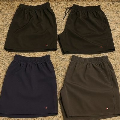 Kit 4 Bermuda Shorts Tactel Sandrini Elastano Academia Praia Sortidos