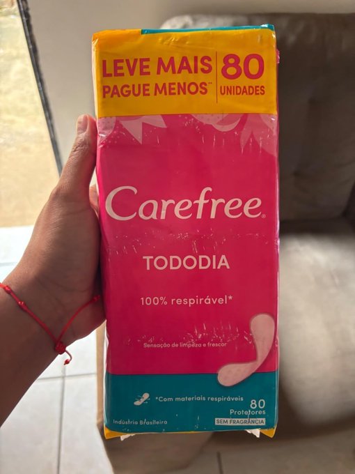 Pack 80 un. Carefree Protetor Diário s/ Fragrância + Frete Grátis