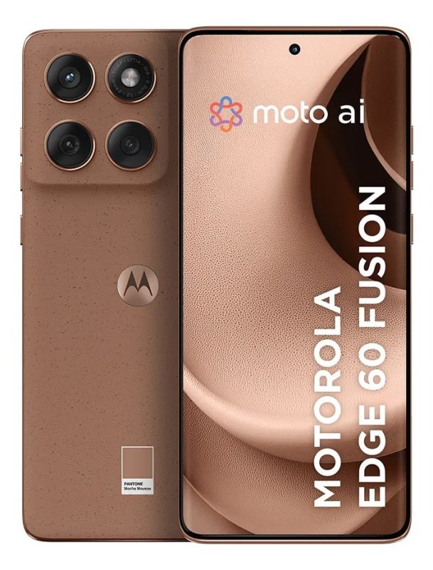 Motorola Edge 60 Fusion 5G - 256GB 24GB RAM - Câmera 50MP Sony - Mocha Mousse