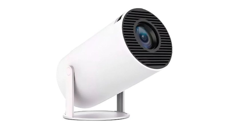 Projetor Hy300 Suporta 4K 1080p Wi-Fi 6 Android 11 Portátil