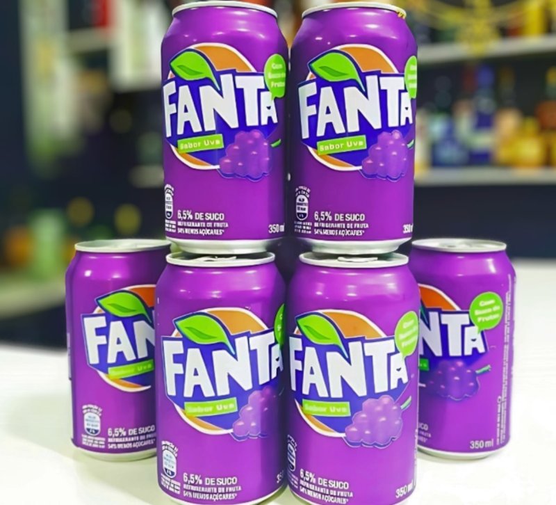 Pack de FANTA UVA LT 220ML 6 unidades