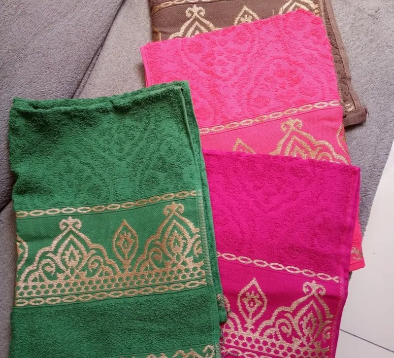 Kit 4 Toalha Rosto Algodão 330g/m2 Luxo Laune Haus Cores Sortidas