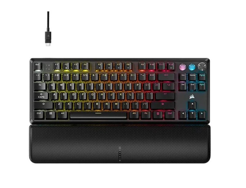 Teclado Magnético Gamer Corsair K70 PRO TKL LED RGB