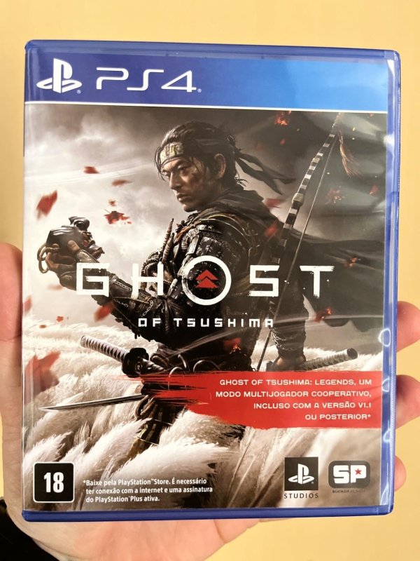 Ghost Of Tsushima Edição Padrão - PlayStation 4 + Frete Grátis