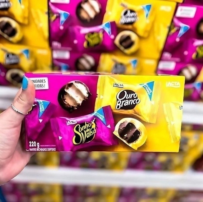 Caixa Sonho de Valsa e Ouro Branco Sortidos 220g + Frete Grátis