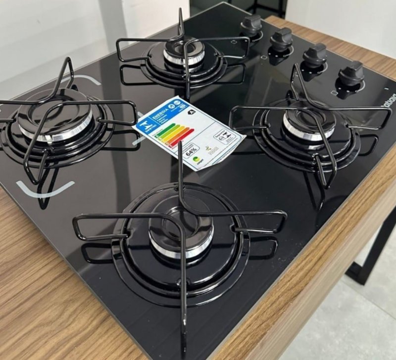 Cooktop Itatiaia Essencial 4 Bocas cor Preto