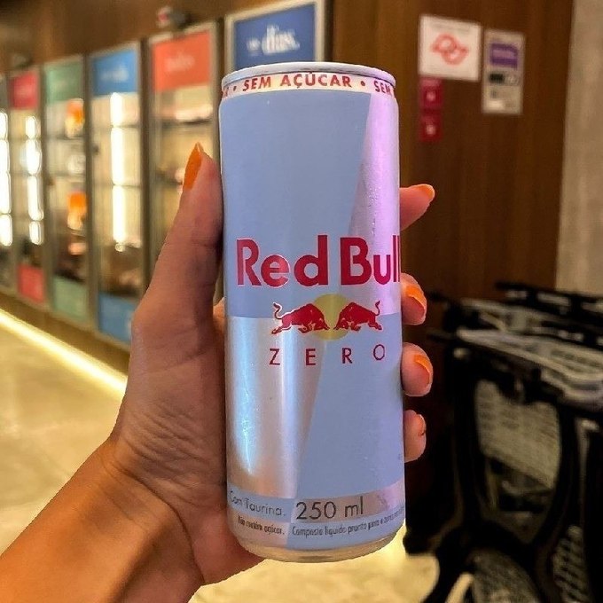 Pack de 4 Latas Red Bull Energético Zero Sem Açúcar 250ml + Frete Grátis