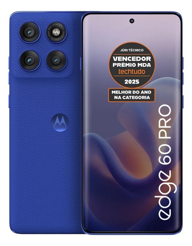 Motorola Edge 60 Pro 5G - 256GB 12GB RAM - Câmera 50MP Sony - Azul