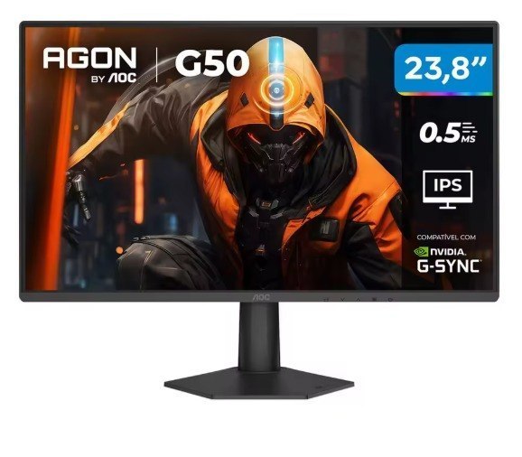 Monitor AOC Agon G50 24" Full HD IPS 144Hz 0.5ms 24G50F/57 G-Sync