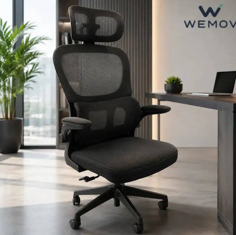 Cadeira De Escritório Ergonomica Wemov Confort Giratoria