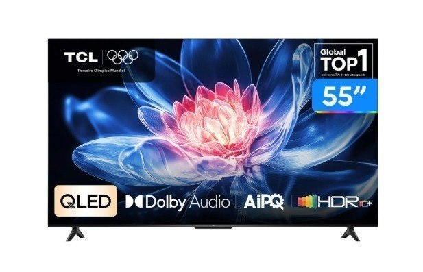 TV inteligente 55 Tcl 4K UHD Qled 55T6C