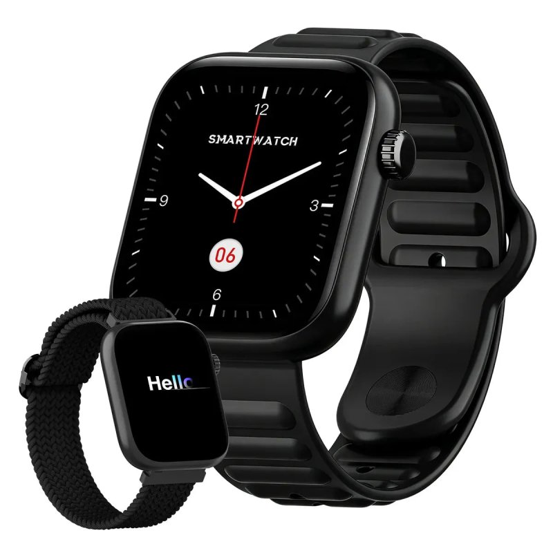 Relógio Smartwatch FORESTORY Inteligente Tela 1.83 Bluetooth IP68 À Prova D'água