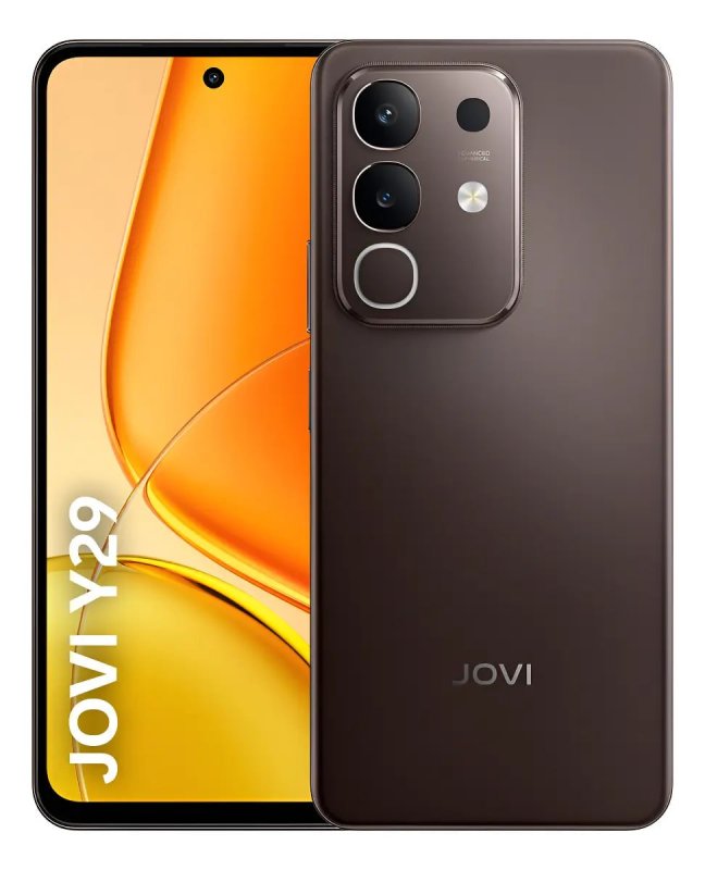 Jovi Y29 256GB 8GB RAM - Câmera 50MP Bateria 6500mAh - Marrom