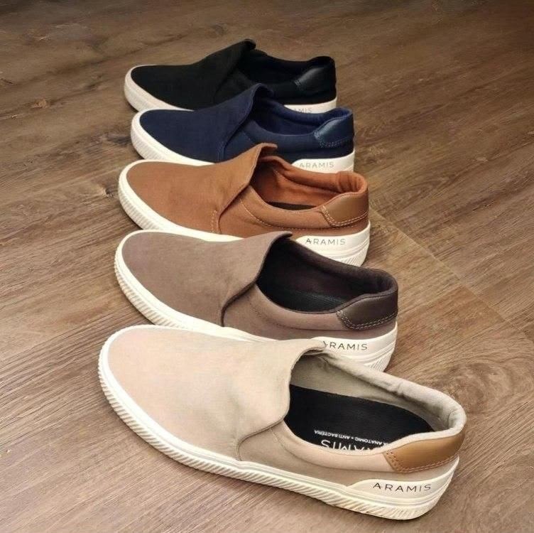 Tênis Masculino Casual Aramis Daily Slip Confortável Moderno (38 a 44)
