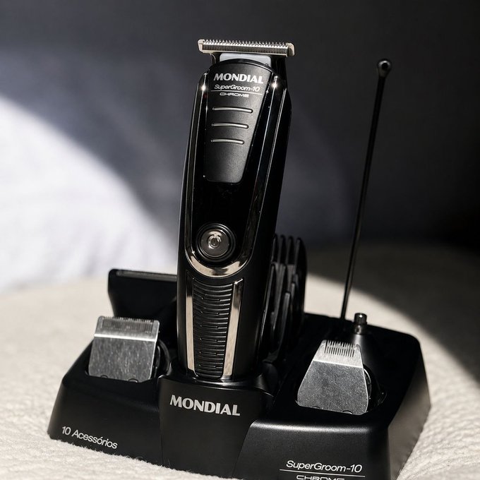 Aparador de Pelos Supergroom-10 Mondial + Frete Grátis