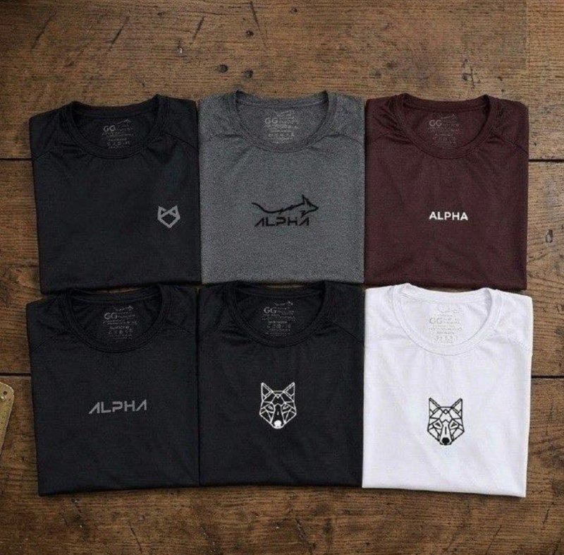 Kit 6 Camisetas Mais Procuradas Alpha