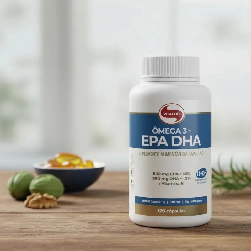 Ômega 3 EPA DHA 120 Cápsulas Vitafor
