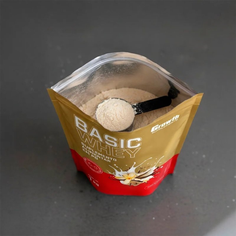 Basic Whey 1kg Growth Supplements Baunilha
