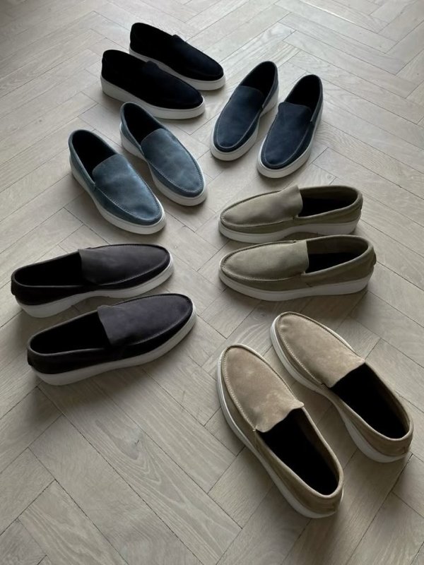 Mocassim Masculino Em Camurça Linha Esporte Fino Old Money (37 a 44)