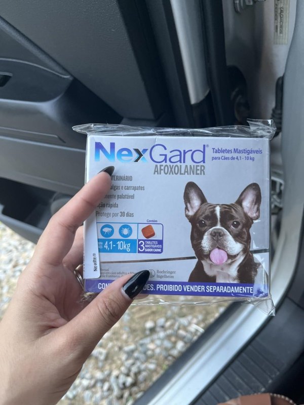 NexGard Antipulgas e Carrapatos para Cães - 3 tabletes