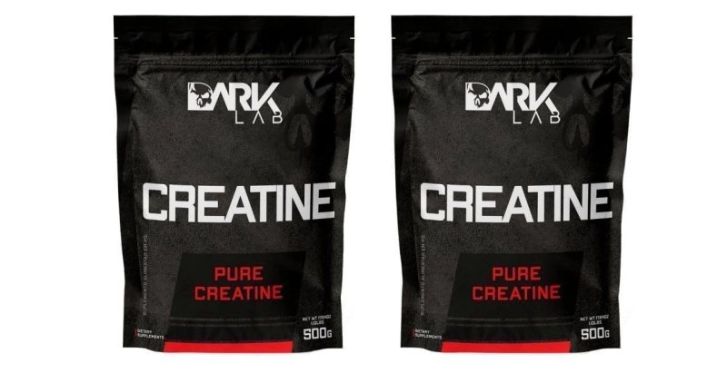 2x Creatina Monohidratada Pura 500g Dark Lab Unidade