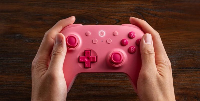 Controle Sem Fio 8BitDo Ultimate 2C, Joysticks com Efeito Hall, Bluetooth, para Switch e PC